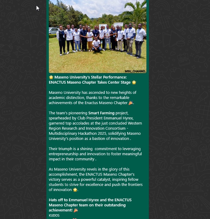 Enactus magazine feature